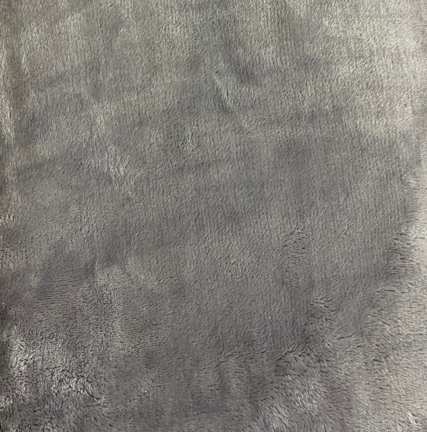 dark grey colour luxe fleece blanket or throw swatch