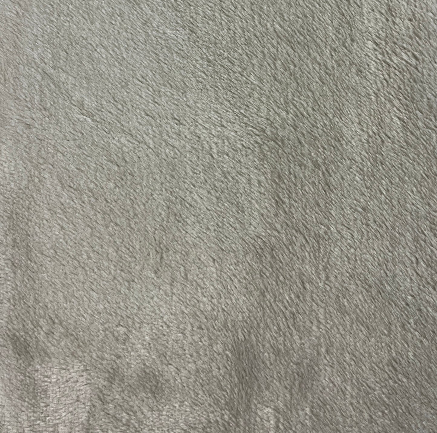 silver grey luxe fleece blanket or throw swatch