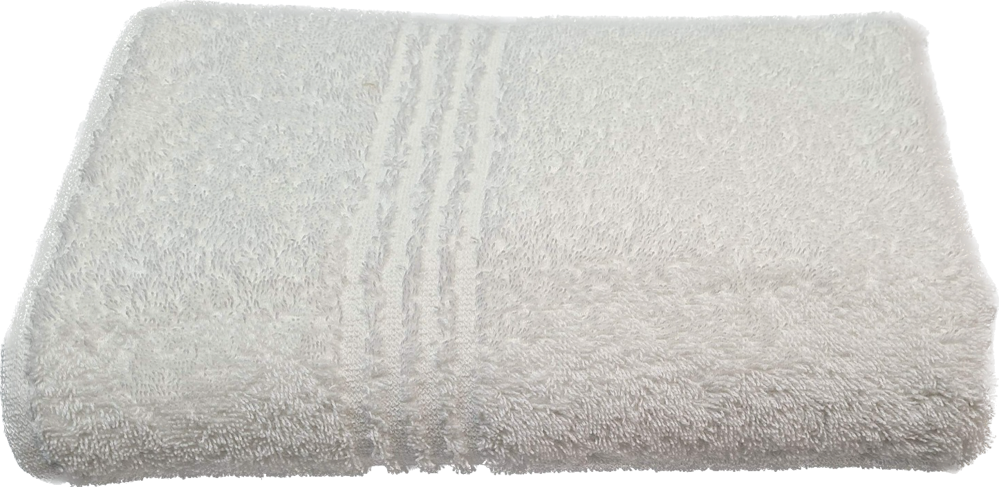 snag free snag proof bath towel white