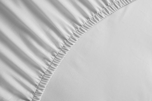 white fitted sheet 600TC cotton
