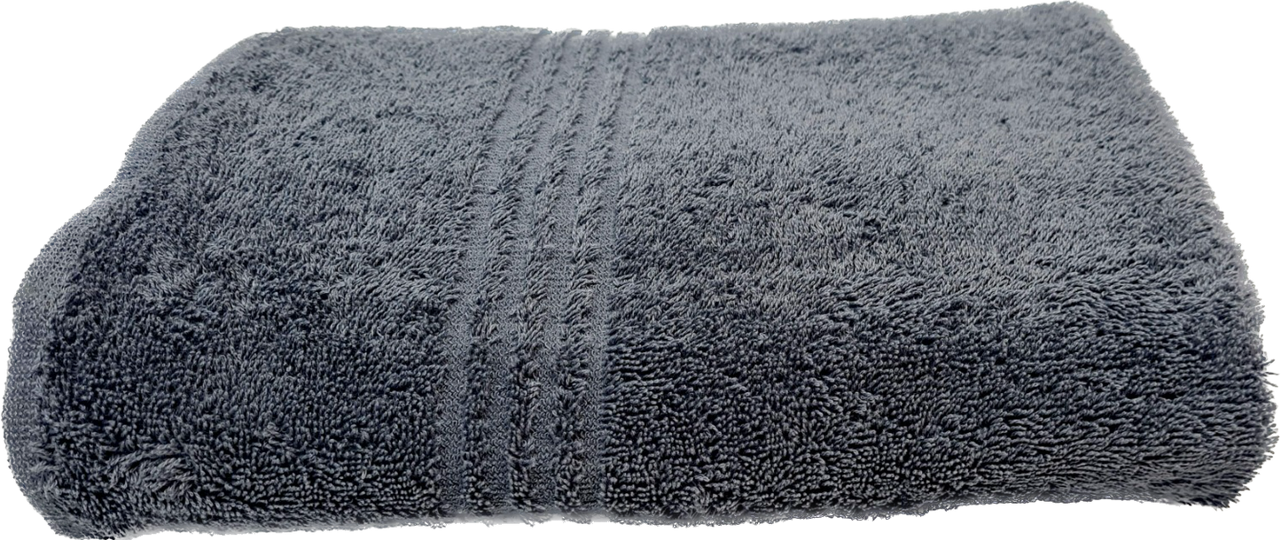 snag free snag proof bath towel steel grey