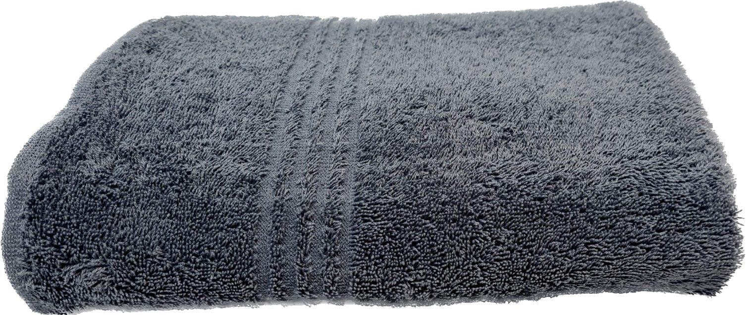 snag free snag proof steel grey towel